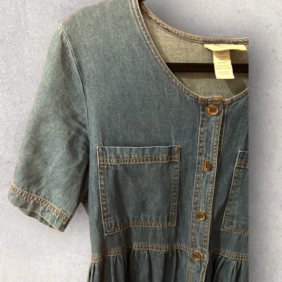 Vintage Jasmine Rose Cotton Maxi Dress - Picture 3 of 4